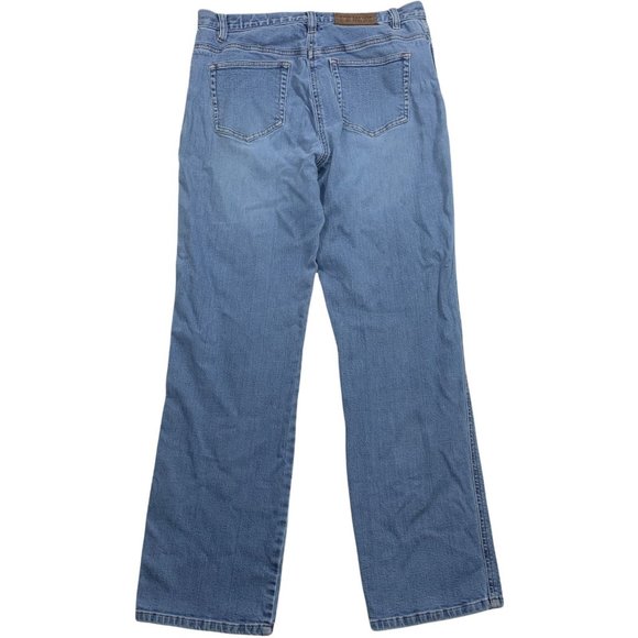 Ann Taylor 10 Jeans Low Rise Light Wash 31" X 29.5" - Picture 2 of 5